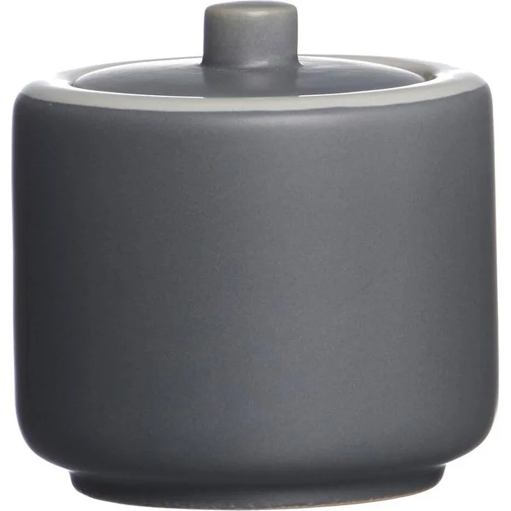 Zuckerdose Jasper grau