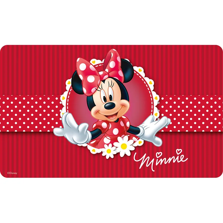 Disney Minnie Mouse 14703 Brotbrett, Frühstücksbrett, Frühstücksbrettchen, Brett, Brettchen, Mehrfarbig