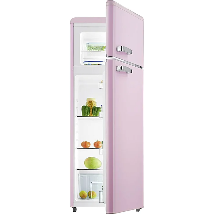 Wolkenstein GK212.4 RT Kühl-Gefrierkombination, freistehend, pink, NoFrost, LED, Lagerzeit bei Störung 18 h, Breite 54,5 cm – Bild 5