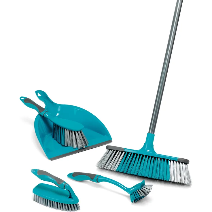 Beldray LA024152TQ 5 Piece Household Cleaning Essentials Set, Turquoise