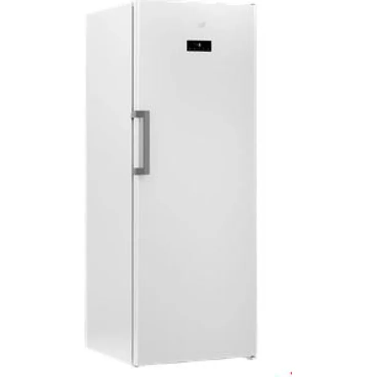 Beko RFNE448E35W Gefrierschrank, freistehend, weiß, NoFrost, LED, Breite 70 cm, Energieklasse E