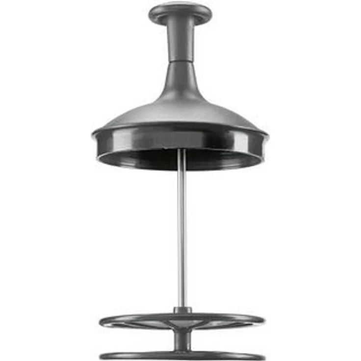 Bialetti Tutto Crema Milchaufschäumer 3 Tassen mit Doppelsieb für einen stabilen Milchschaum, 0.5 L, schwarz – Bild 3