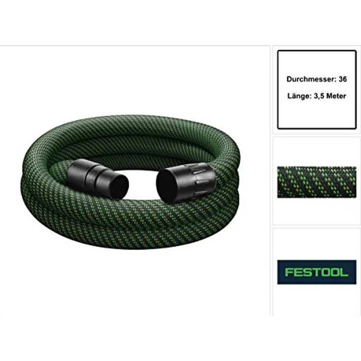 Festool Saugschlauch Glatt D36 x 3, 5 M-AS-CTR