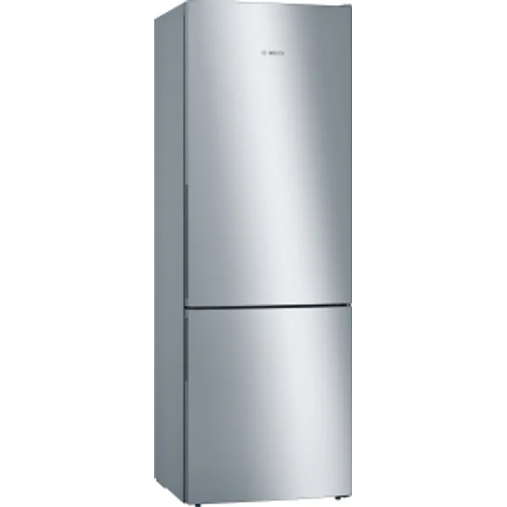 Bosch KGE49AICA Kühl-Gefrierkombination, freistehend, silber, LowFrost, 0-Grad-Zone, Schnellkühlen und -gefrieren, Breite 70 cm