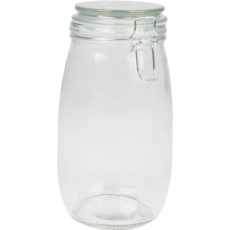 Drahtbügelgläser 6er-Set 1,4L Einmachgläser Einweckglas Vorratsglas Sturzglas