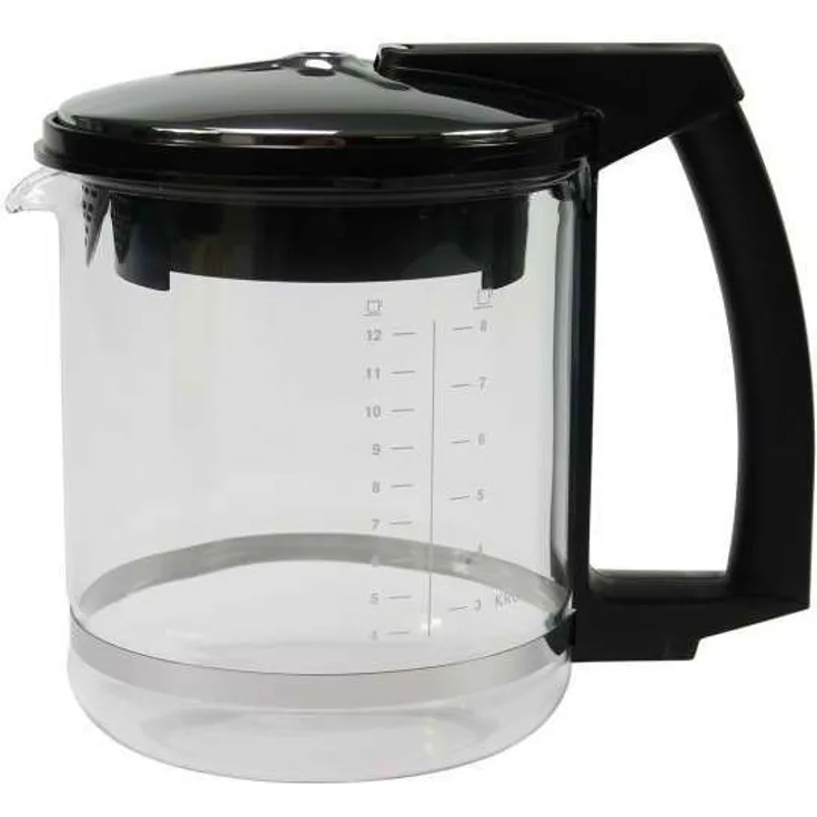 Krups F 046 42 Glaskrug zu T 8 (Art. 468) Espresso--Kaffeemaschinenzubehör schwarz