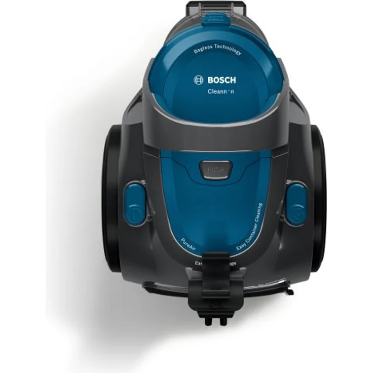 Bosch BGC05A220A Clean´n Serie 2 Bodenstaubsauger ohne Beutel, 700 Watt, Zyklon-Technologie, einfaches Entleeren, grau-schwarz-blau – Bild 8