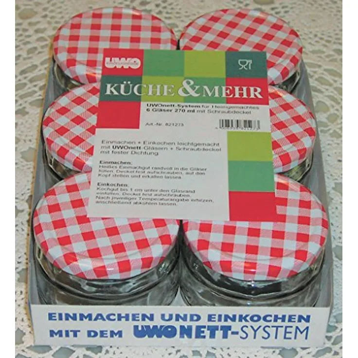Uwo 821273 Einmachglas 0,27 l 