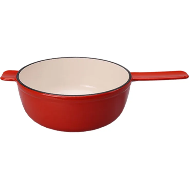 Kisag Fondue Capuelon Guss 2,0 Lt - Ø 20cm, rot
