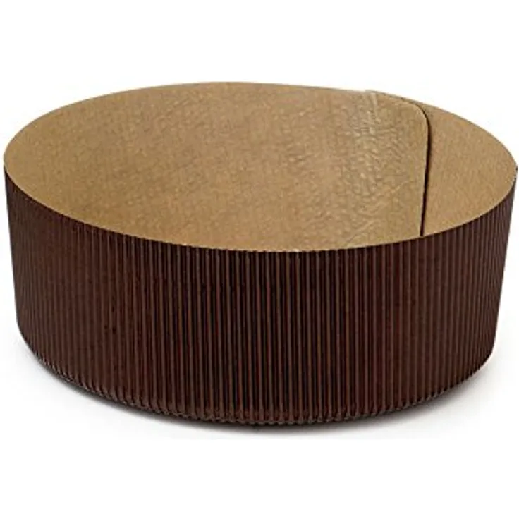 DECORA 0320165 RUNDE NIEDRIGE Papier-BACKFORMEN 5TLG Ø 15,5 X H 5 cm - 500 G