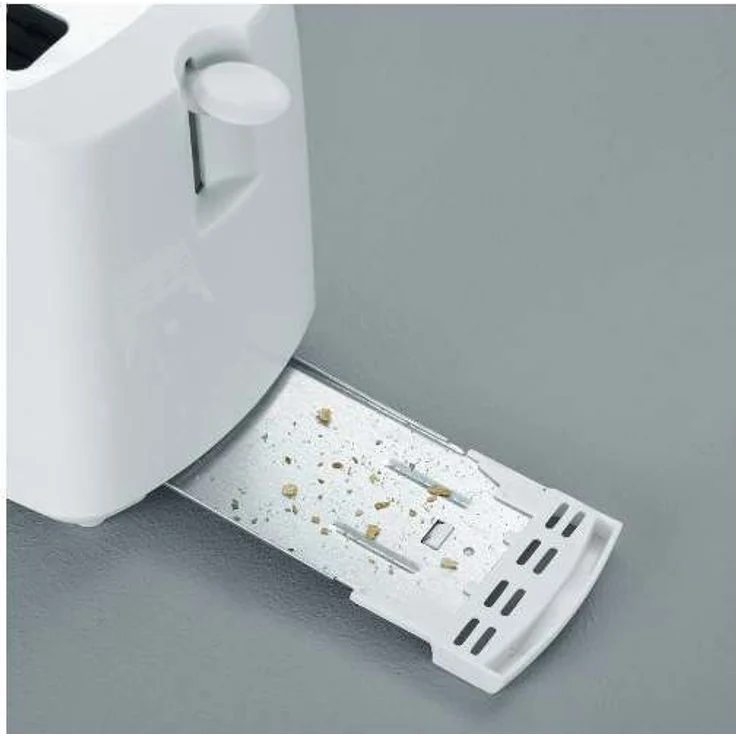 SEVERIN Automatik-Toaster, Inkl. Brötchen-Röstaufsatz, 2 Röstkammern, 700 W, AT 2288, Weiß – Bild 5