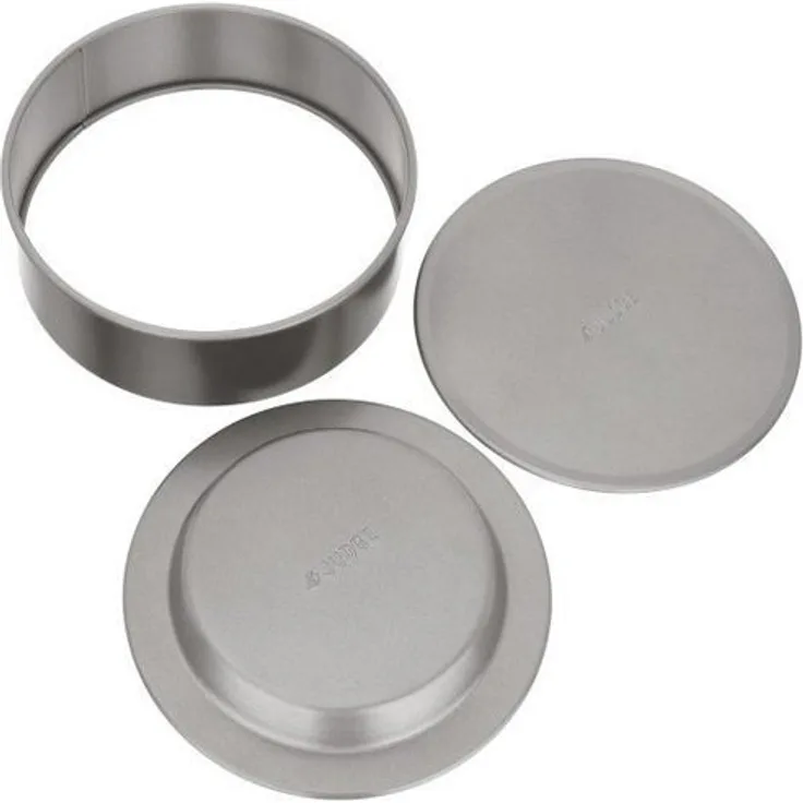 Judge Runde Flan Sandwich Dose mit Hebeboden, grau, 20 x 4 cm