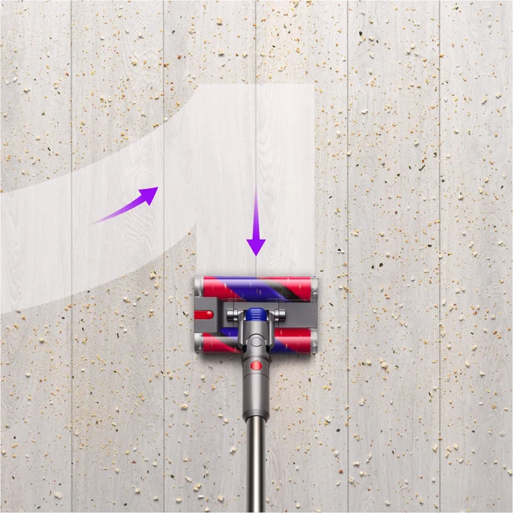 Dyson Omni-glide Handstaubsauger, 20 min Akkubetrieb, Click-in-Akku, lila-nickel – Bild 5