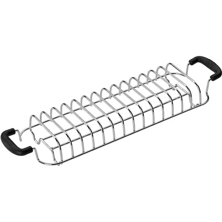 Smeg Brötchen-Röstaufsatz TSBW02, Metall, Chrome-schwarz, small