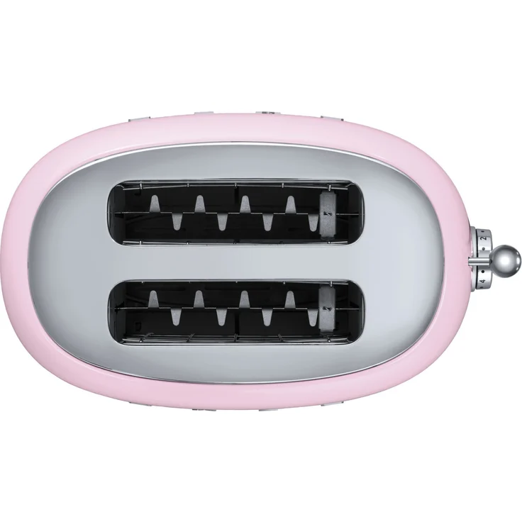 Smeg TSF01PKEU Doppelschlitztoaster, 950W, 6 Bräunungsstufen, cadillacpink – Bild 4