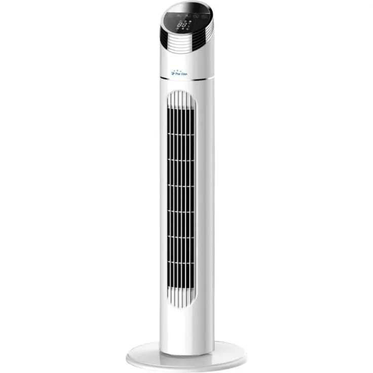 Digitaler Turmventilator und Touchpanel mit Fernbedienung