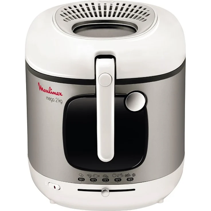Moulinex Mega XXL AM4800, mit Öl, 2100W, 3 Liter Fassungsvermögen, spülmaschinenfest, Antihaftbeschichtung, knusprige Pommes – Bild 1