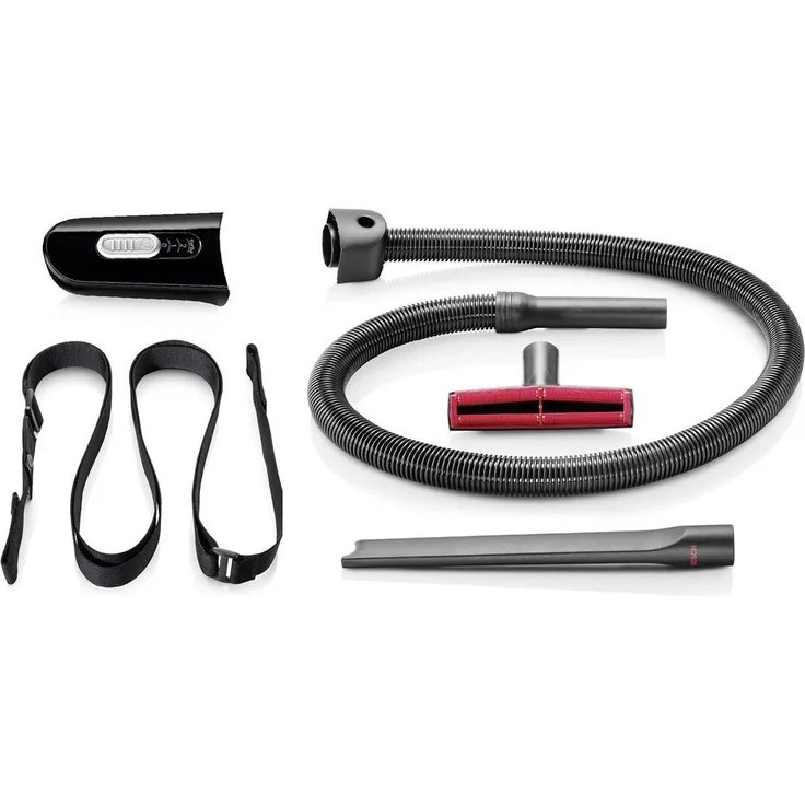 Bosch BHZPROKIT Zubehörset für kabellosen Handstaubsauger Bosch Athlet (XXL-Polsterdüse, Fugendüse, Tragegurt, Saugschlauch mit Handgriff)