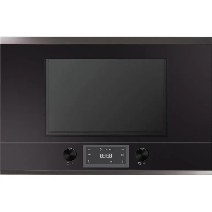 Küppersbusch ML 6330.0 S2 K-Series. 3 Mikrowelle mit Grill, Einbaugerät, 22 Liter Garraum, 850 Watt, schwarz-black chrome