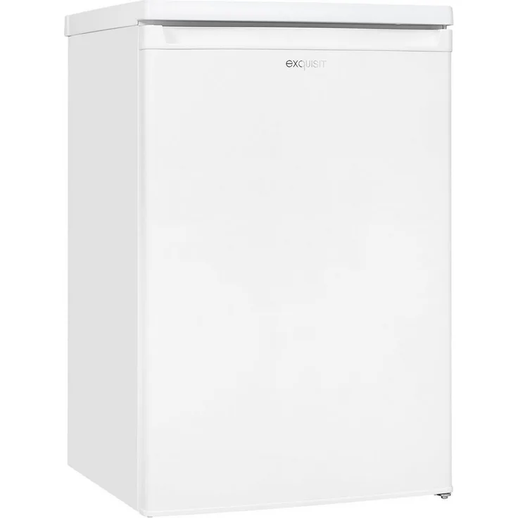 Exquisit KS16-4-E-040E Kühlschrank, freistehend, weiß, Breite 55 cm, Energieklasse E