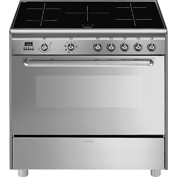 Smeg SCD90IMX9-1 Standherd 90 cm mit 5 Kochzonen Indutkion – Bild 1