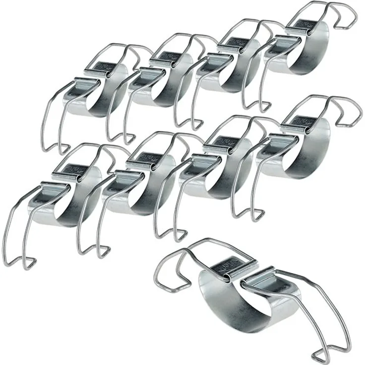 Westmark 10 Universalbügel für Weckgläser, Stahl, Silber, 40502251