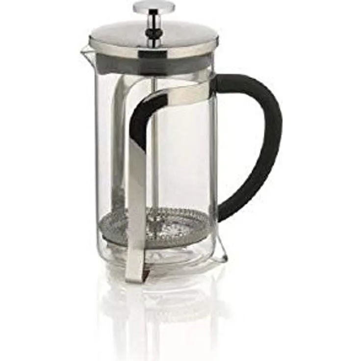Kela 10851 Kaffeebereiter, 4 Tassen, 0,6 Liter, Glas-Edelstahl, Venecia
