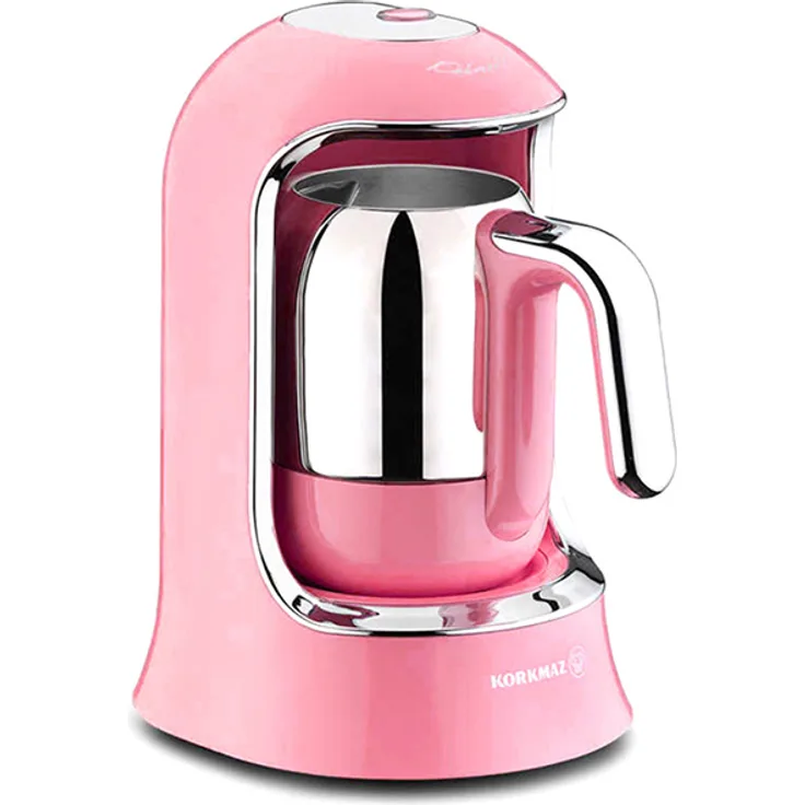 Korkmaz Kahvekolik Mokkamaschine Pink A860