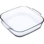 Simax Brat und Backschale, Glas, Transparent, 25.4 x 21.6 x 6.7 cm