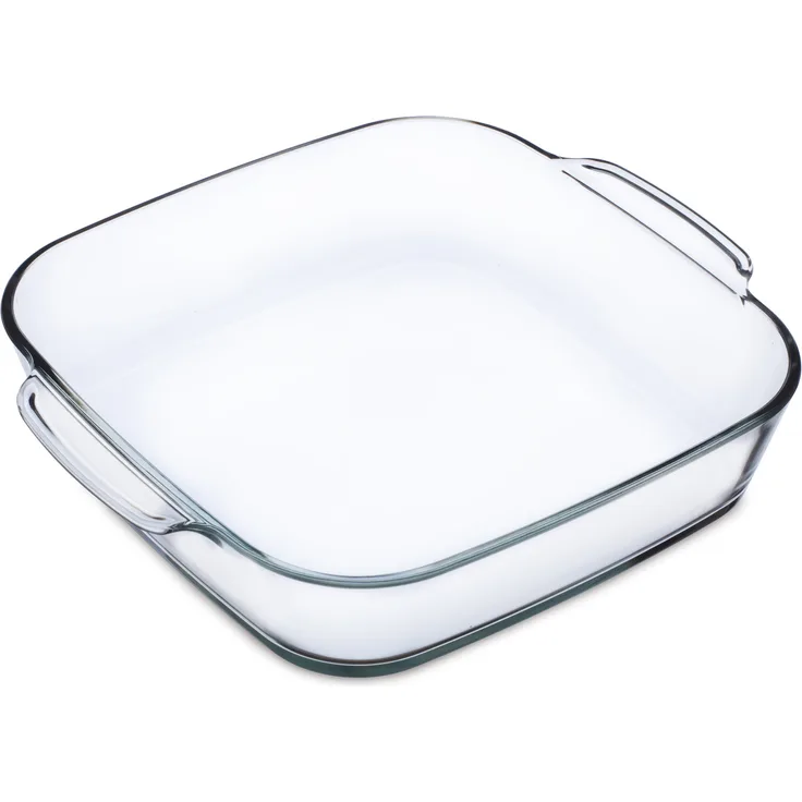 Simax Brat und Backschale, Glas, Transparent, 25.4 x 21.6 x 6.7 cm