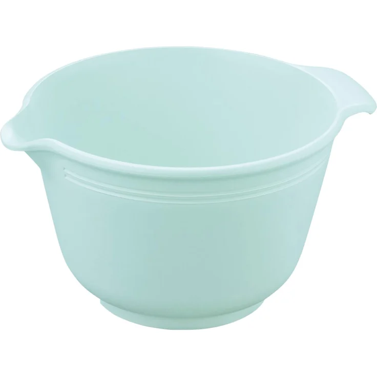 Dr. Oetker Rührschüssel 2,5 L, Rührschüssel aus der Serie ''Modern Baking - Retro Design'', Schüssel aus schlagfestem Kunststoff (Farbe: Pastellgrün) - spülmaschinengeeignet, Menge: 1 Stück