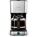 Cecotec Coffee 66 Heat Filterkaffeemaschine 1,5 L 950 W Hitzebeständige Kanne Dosierlöffel Exteme Aroma Permanentfilter Wärmplatte Abschaltautomatik Rostfreier Edelstahl Ohne Kapseln In Schwarz Metall