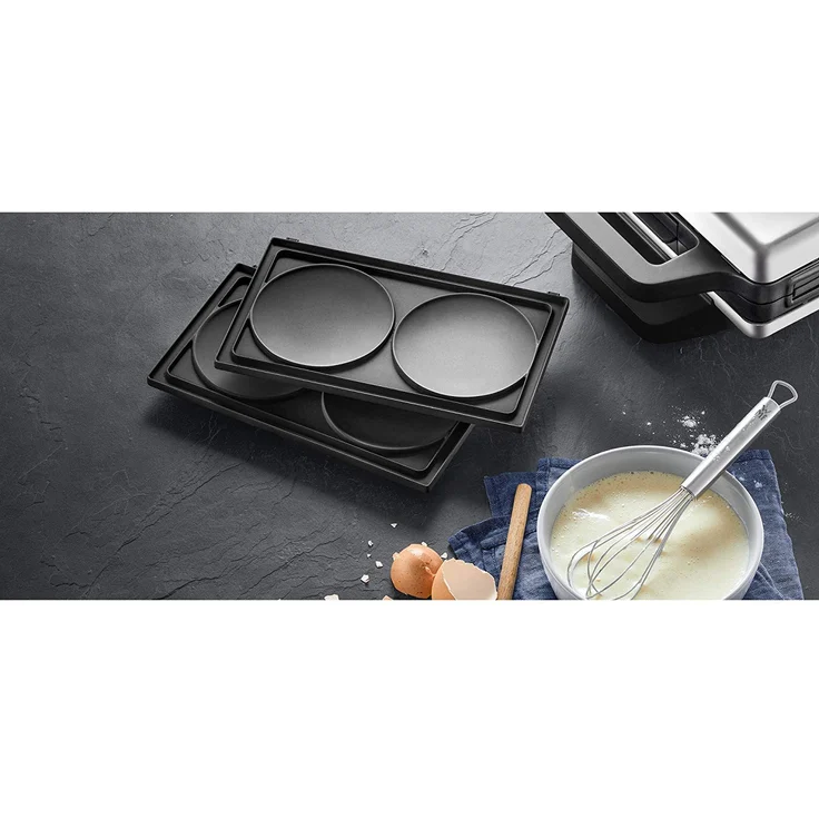 WMF Lono Snack Master Pancake Platten-Set, Zubehör, 2 abnehmbare Plattensets, antihaftbeschichtet – Bild 2