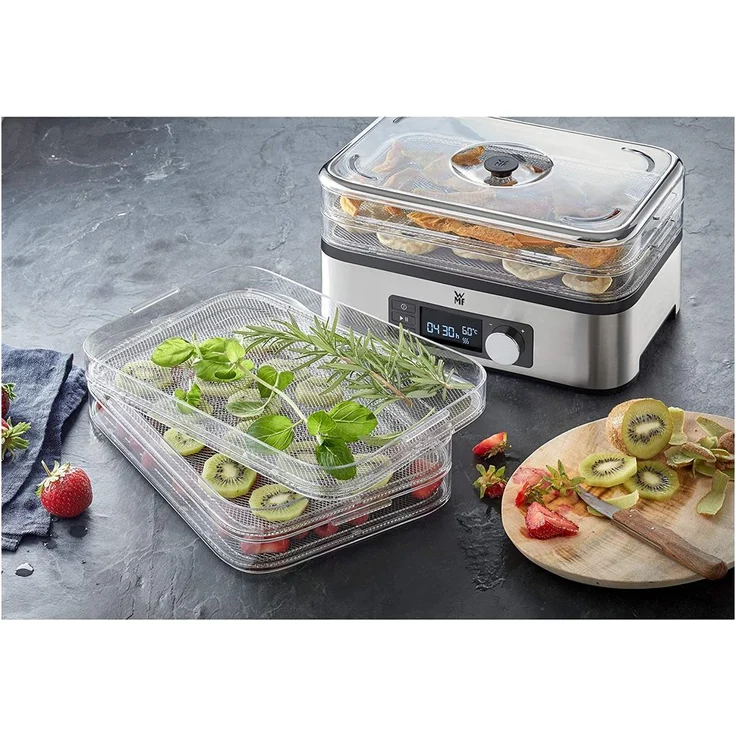 WMF Küchenminis Dörrgitter-Set, 3-teilig, 27 x 17,5 cm, 3 Dörrgitter, Zubehör für den Küchenminis Dörrautomat – Bild 2