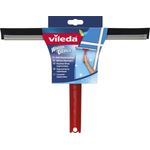 Vileda Profi Fensterwischer Abzieher mit hochwertiger Gummilippe für streifenfreies Abziehen
