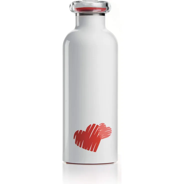 Guzzini Love On The Go Thermosflasche, Rot, 7.3 cm