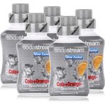 SodaStream Getränke-Sirup ohne Zucker Cola+Orange Geschmack 500ml, 5er Pack