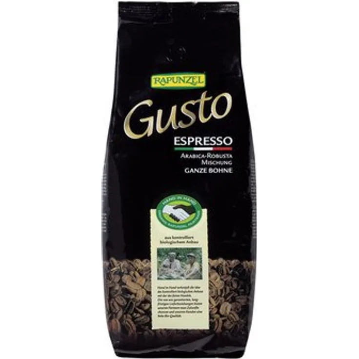 Rapunzel Bio Gusto Espresso allŽitaliana ganze Bohne 1kg