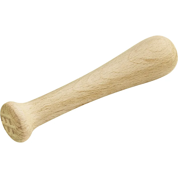 Fackelmann Barstößel, Cocktail-Stößel für Limetten, Caipirinha-Stößel, Barstampfer aus Holz (Farbe: Braun), Menge: 1 Stück