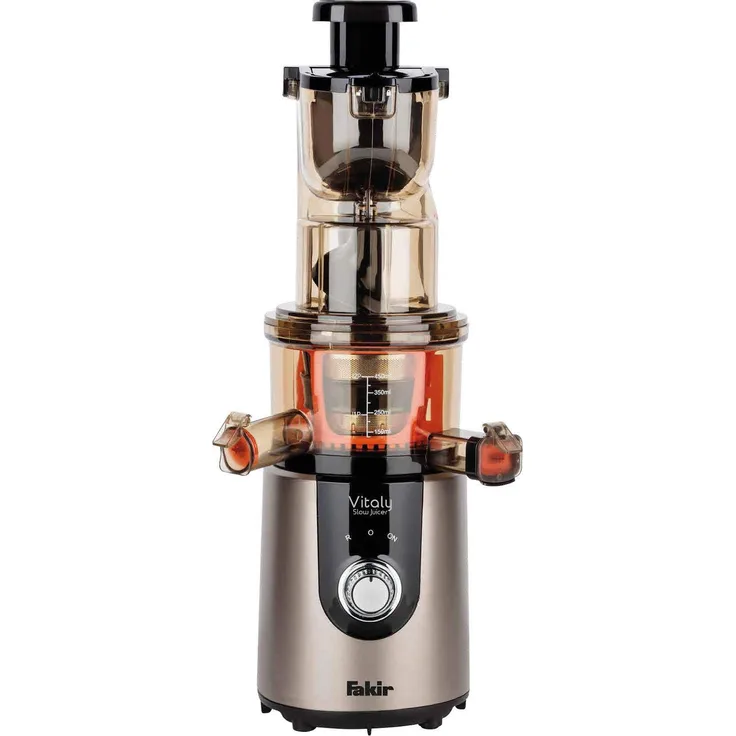 Fakir Vitality Slow Juicer 200 W Anthrazit 0,45 L Behälter