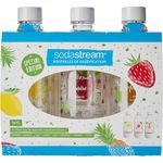 SodaStream PET Flaschen-Set Fruity | bunt | 3 Stück | 1 Liter