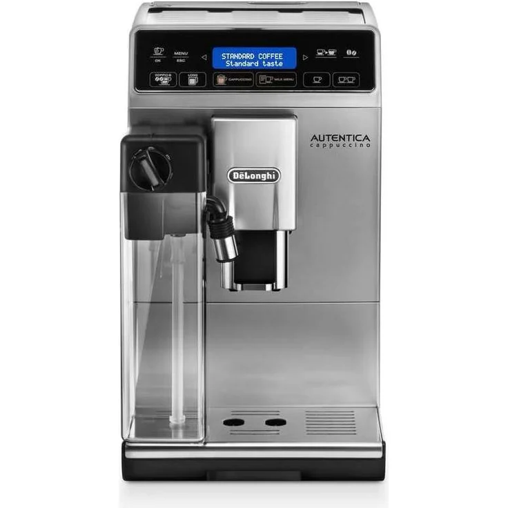 De'Longhi Autentica Cappuccino ETAM 29.660.SB Kaffeevollautomat mit Milchsystem und integriertem Mahlwerk, Cappuccino und Espresso auf Knopfdruck, Digitaldisplay mit Klartext, 2-Tassen-Funktion, silber – Bild 7