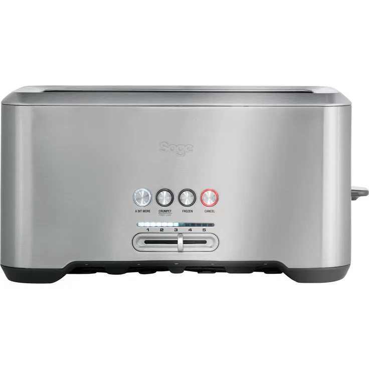 SAGE STA730 the Bit More 4-Scheiben Toaster mit LED-Fortschrittsanzeige, Gebürstetes Edelstahl - Preisvergleich