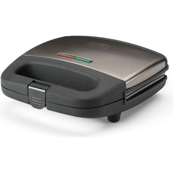 Black+Decker BXSA750E Sandwichmacher, 750 W, Edelstahl, Edelstahl – Bild 1