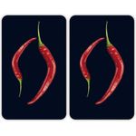 WENKO Abdeckplatte Universal Peperoni Duo, 2er Set