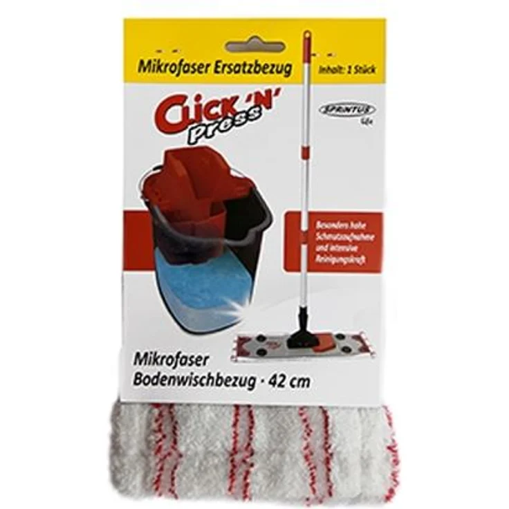 Sprintus Wischmopp Mikrofaser Ersatzbezug für Click n Press – Bild 2