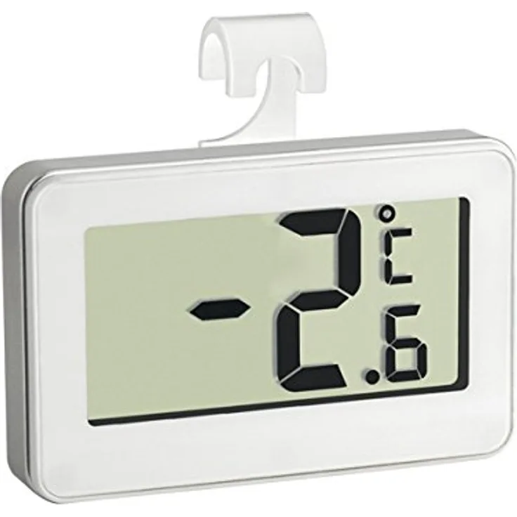 TFA Dostmann Digitales Thermometer, vielseitig einsetzbar, Temperaturmessung im Kühlschrank, gut ablesbar