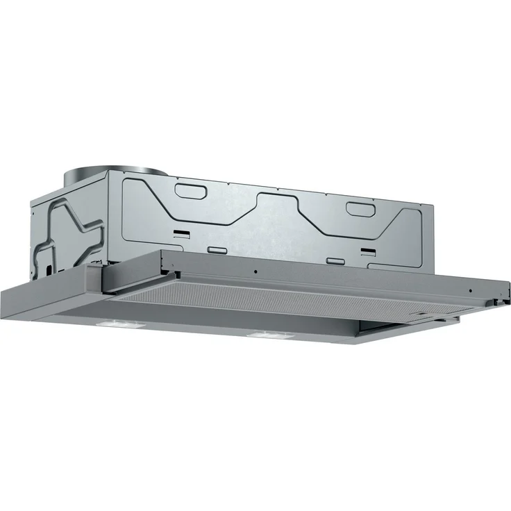 Bosch Serie 2 DFL063W56, Motorhaube, ausziehbar, Nische, Breite: 52.6 cm, Tiefe: 29 cm, Absaugung und Rückführung (mit zusätzlichem Rückführungsset), mit internem Motor, metallisch silber – Bild 2