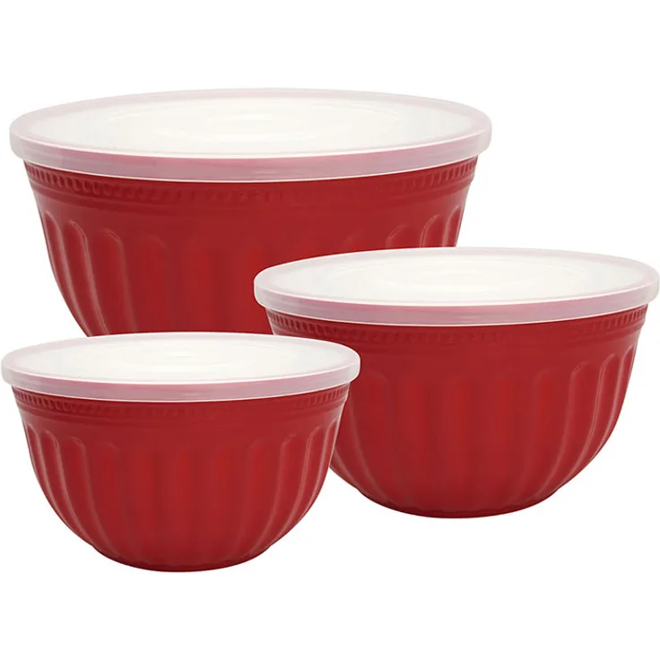 Greengate 3er Set Vorratsdose mit Deckel Alice red
