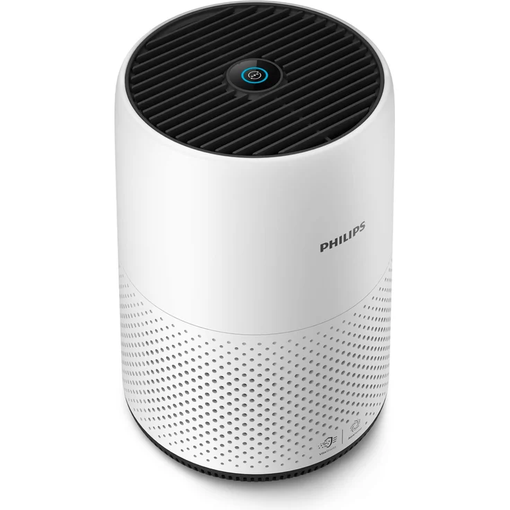 Philips AC0820/10 Luftreiniger Kompakt (für Allergiker, bis zu 49M², Cadr 190M³-H, Aerasense Sensor) weiß – Bild 3